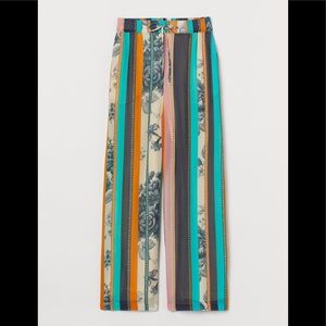 H&M SABYASCHI Wide-Leg Chiffon Pants